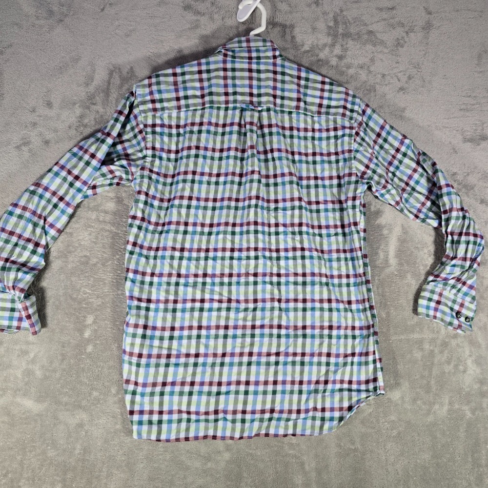 Robert Talbott Classic Plaid Button Down Long Sle… - image 5